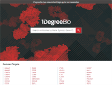 Tablet Screenshot of 1degreebio.org